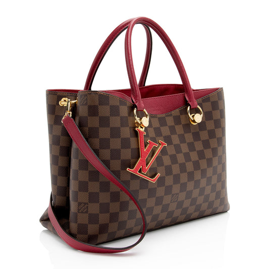 Louis Vuitton Damier Ebene Riverside Tote (SHF-VhMAnM)