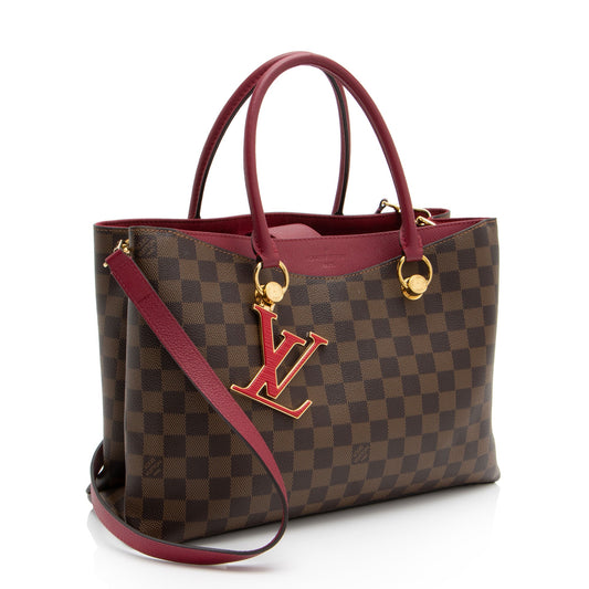 Louis Vuitton Damier Ebene Riverside Tote (SHF-mmyX8O)