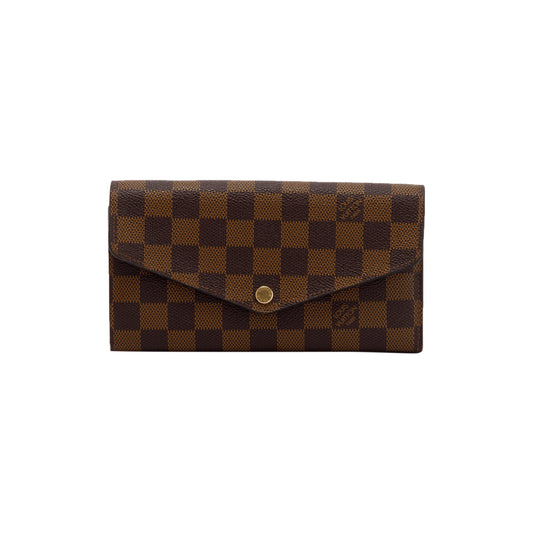 Louis Vuitton Damier Ebene Sarah Wallet