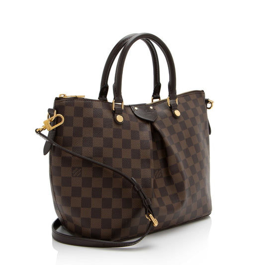 Louis Vuitton Damier Ebene Siena MM Satchel (SHF-DokWYP)