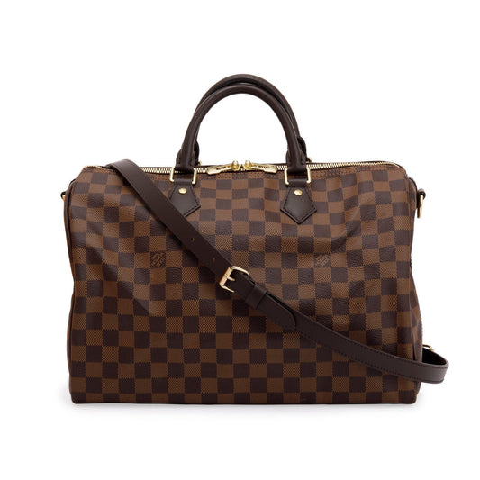 Louis Vuitton Damier Ebene Speedy Bandouliere 35