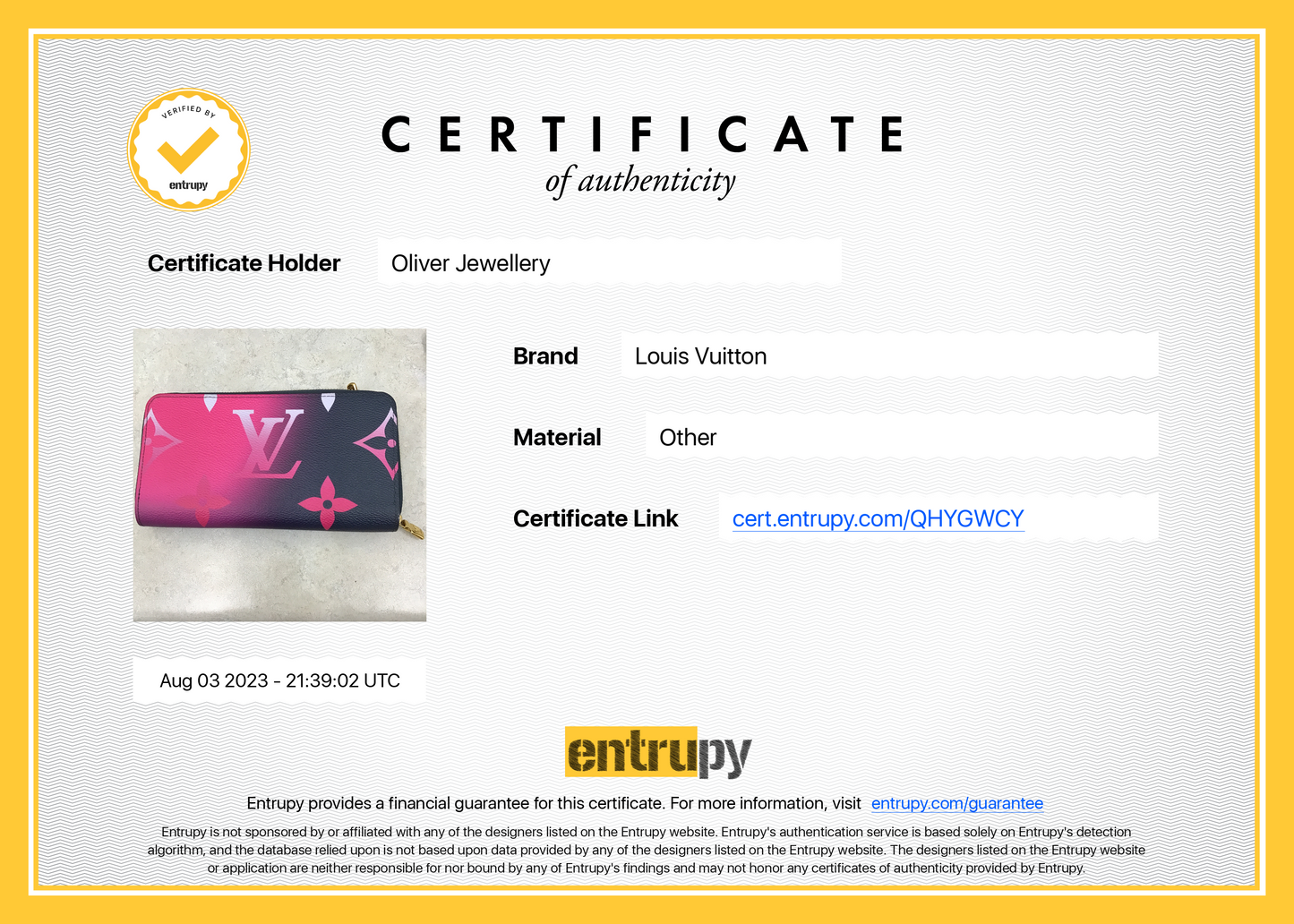 Louis Vuitton Giant Midnight Fuchsia Monogram Spring in the City Zippy Wallet