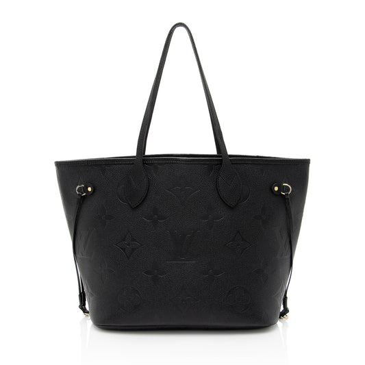 Louis Vuitton Giant Monogram Empreinte Neverfull MM Tote (SHF-E0qtCY)