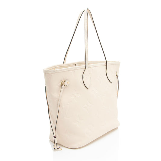 Louis Vuitton Giant Monogram Empreinte Neverfull MM Tote