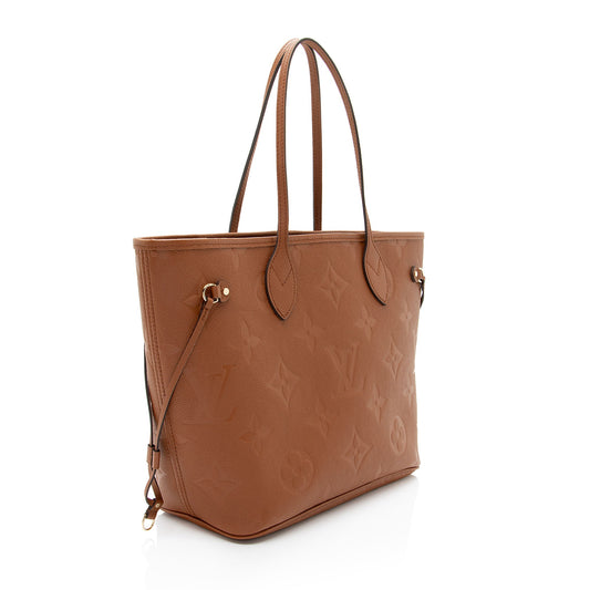 Louis Vuitton Giant Monogram Empreinte Neverfull MM Tote