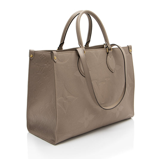 Louis Vuitton Giant Monogram Empreinte Onthego MM Tote