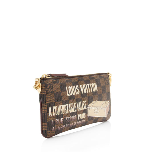 Louis Vuitton Limited Edition Damier Ebene Trunks & Bags Milla MM Pochette (SHF-NPVKKd)
