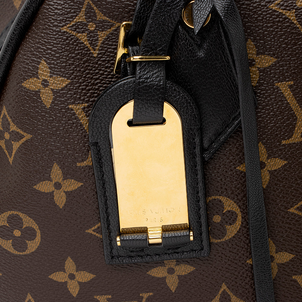 Louis Vuitton Limited Edition Monogram Blocks Zipped Tote (SHF-21473)