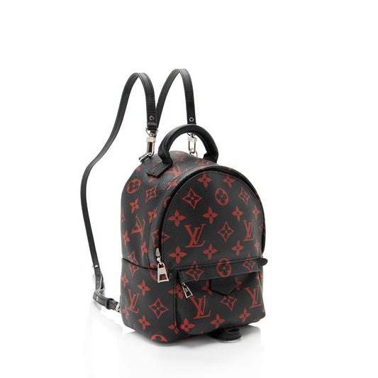Louis Vuitton Limited Edition Monogram Infrarouge Palm Springs Mini Backpack (SHF-UuoXj7)