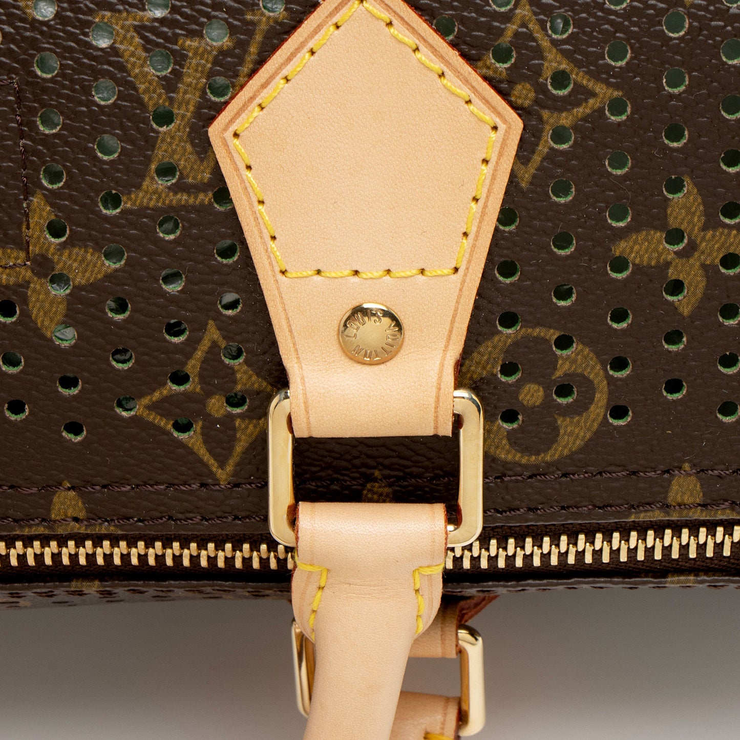 Louis Vuitton Limited Edition Monogram Perforated Speedy 30 Satchel