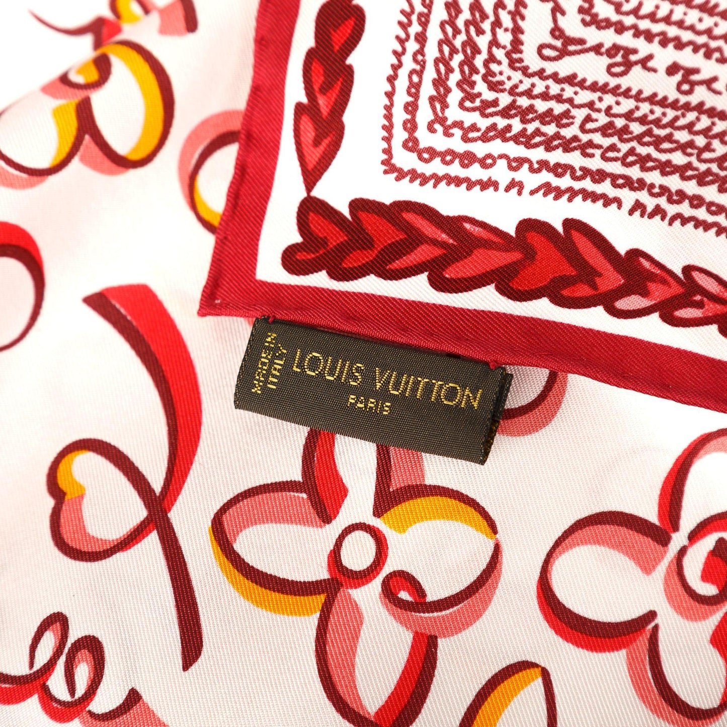 Louis Vuitton Love Silk Scarf