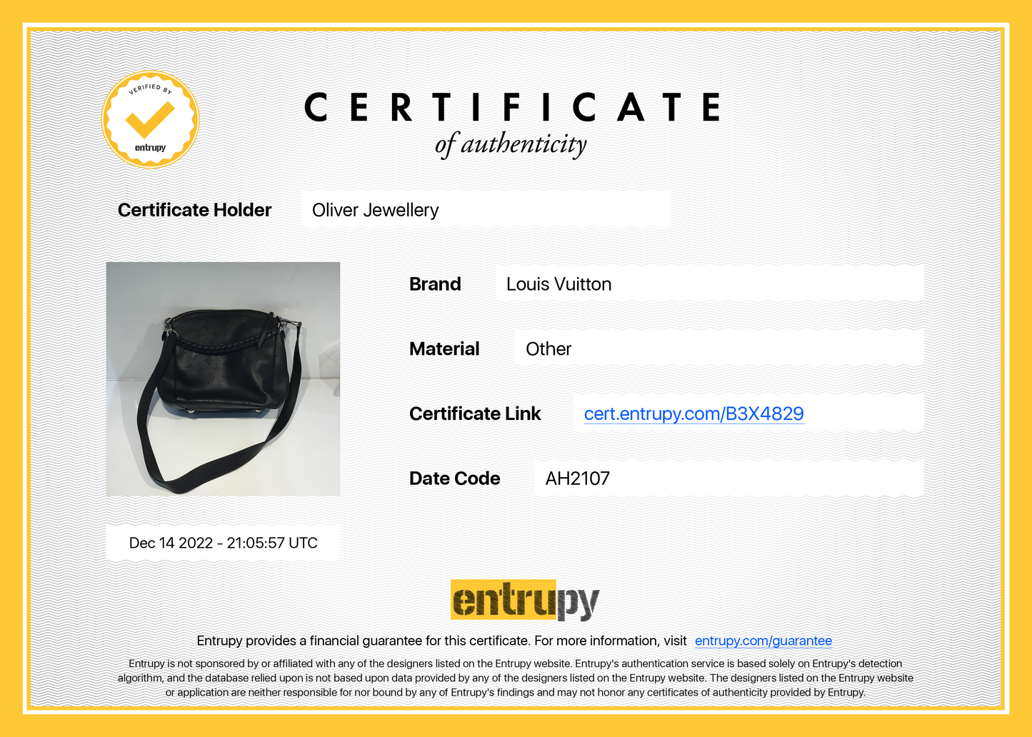 Louis Vuitton Mahina Babylone BB