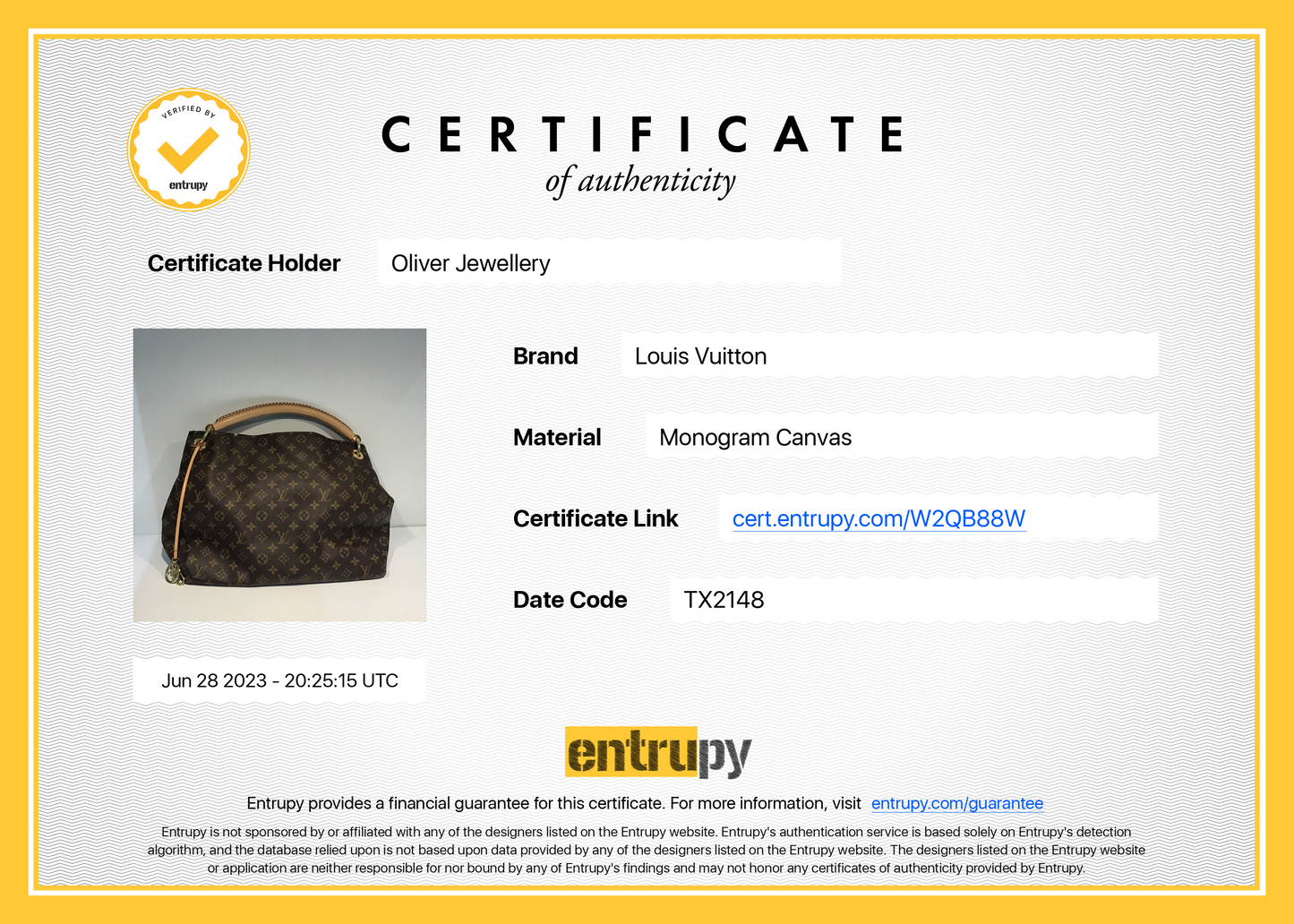 Louis Vuitton Monogram Artsy MM