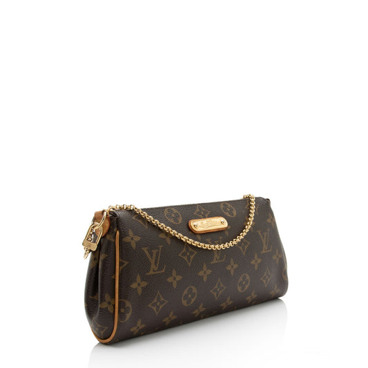 Louis Vuitton Monogram Canvas Eva Clutch (SHF-y3x30J)