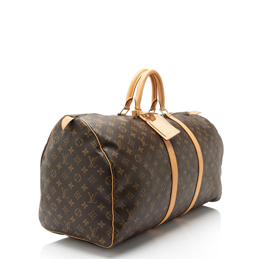 Louis Vuitton Monogram Canvas Keepall 55 Duffle