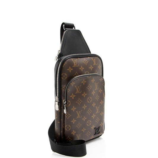 Louis Vuitton Monogram Canvas Macassar Avenue NM Sling Bag