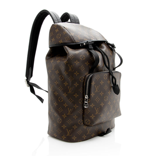 Louis Vuitton Monogram Canvas Macassar Zack Backpack (SHF-20982)