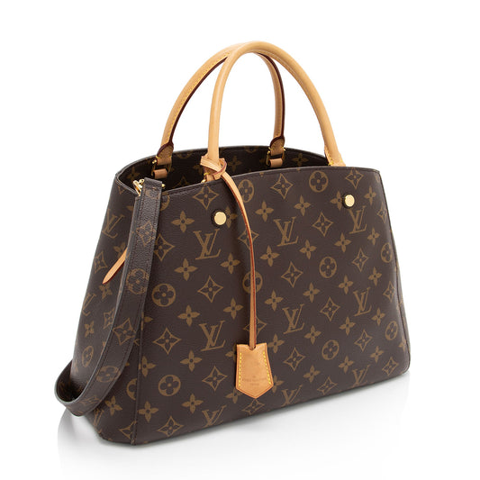 Louis Vuitton Monogram Canvas Montaigne MM Tote (SHF-b7bwxD)