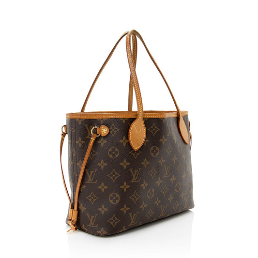 Louis Vuitton Monogram Canvas Neverfull PM Tote - (SHF-19666)