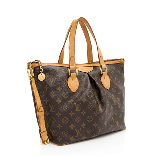 Louis Vuitton Monogram Canvas Palermo PM Tote (SHF-WZkqH8)