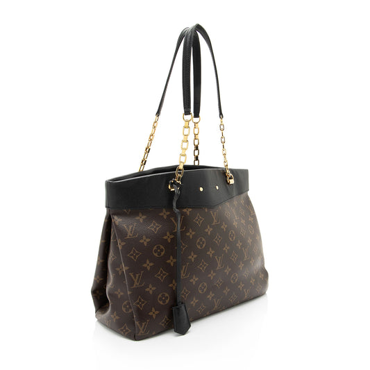 Louis Vuitton Monogram Canvas Pallas Shopper Tote (SHF-2KVLoO)