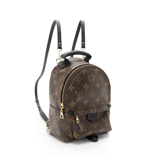 Louis Vuitton Monogram Canvas Palm Springs Mini Backpack (SHF-2LZZkU)