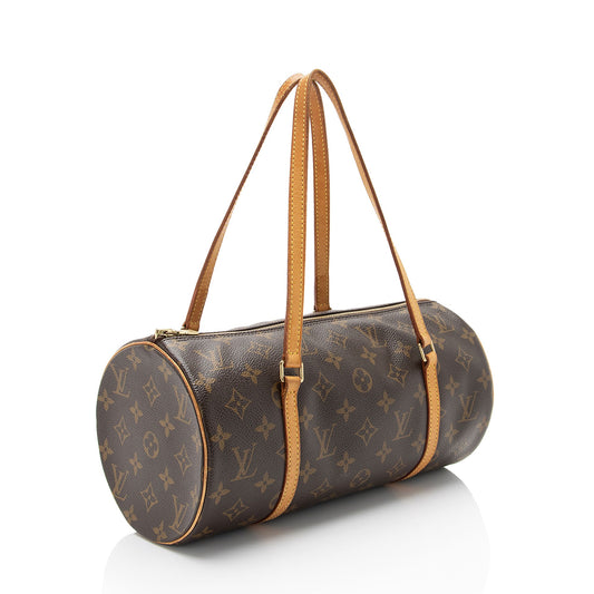 Louis Vuitton Monogram Canvas Papillon 30 Satchel