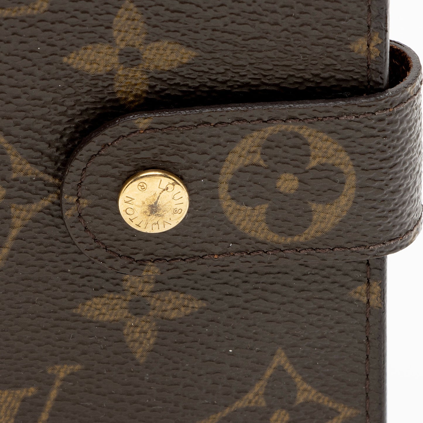 Louis Vuitton Monogram Canvas Porte Papier Zipper Wallet (SHF-422DHO)