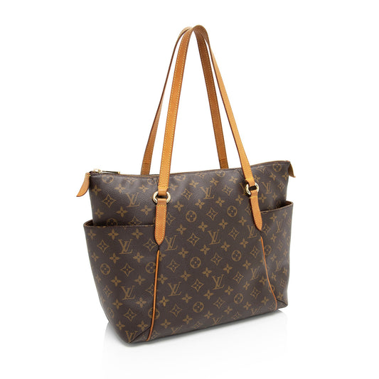 Louis Vuitton Monogram Canvas Totally MM Tote (SHF-qBJU3Z)