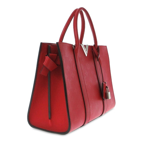 Louis Vuitton Monogram Cuir Plume Very Tote MM (SHG-LjIeqm)
