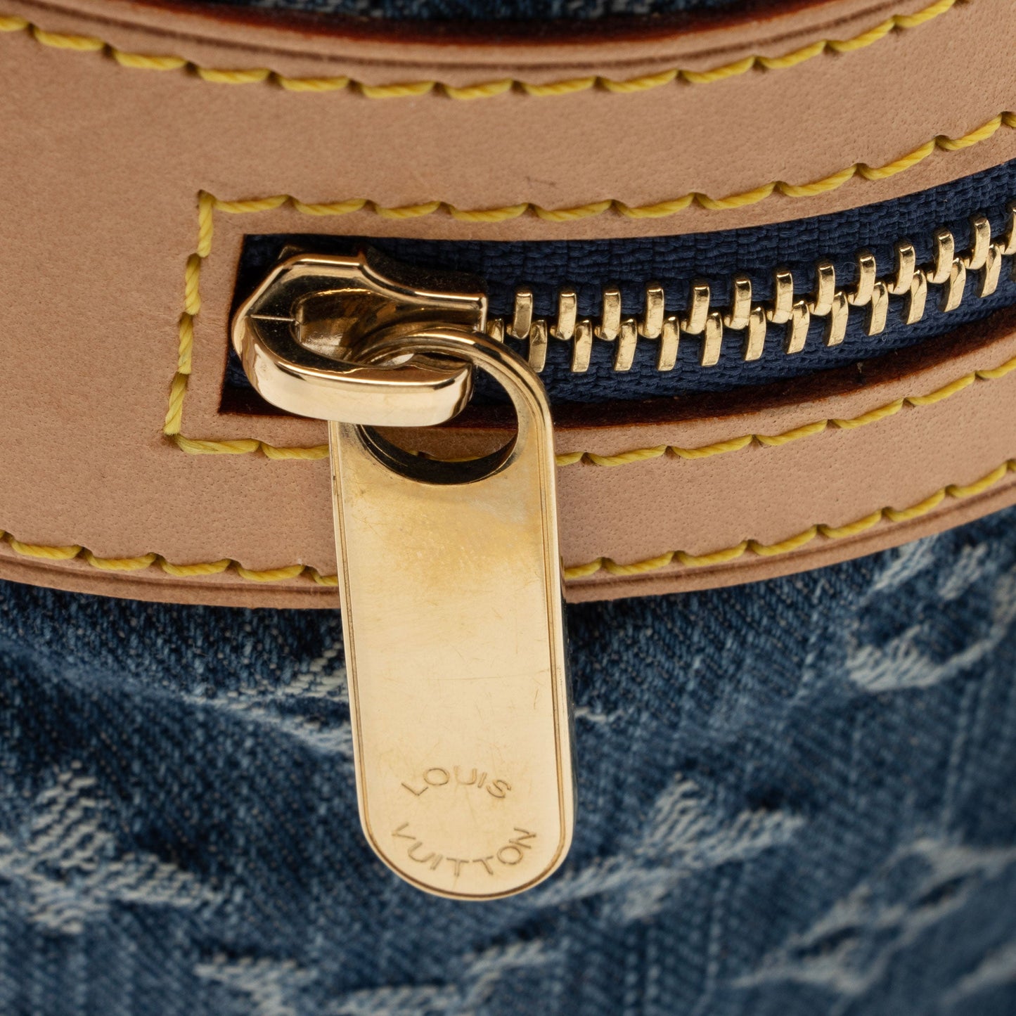 Louis Vuitton Monogram Denim Sac Plat Tote (SHF-mkC7Vd)