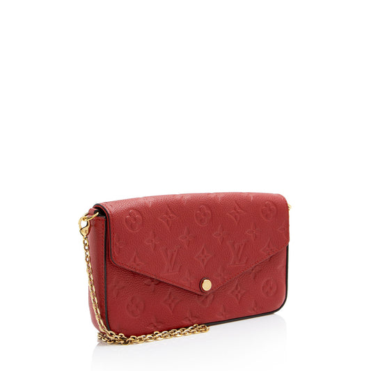 Louis Vuitton Monogram Empreinte Felicie Pochette (SHF-gyp29N)
