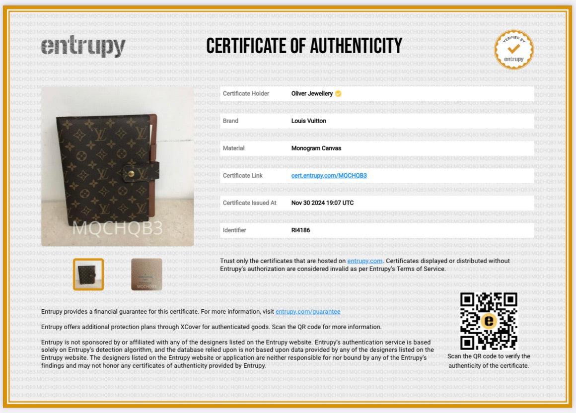 Louis Vuitton Monogram Large Ring Agenda Cover