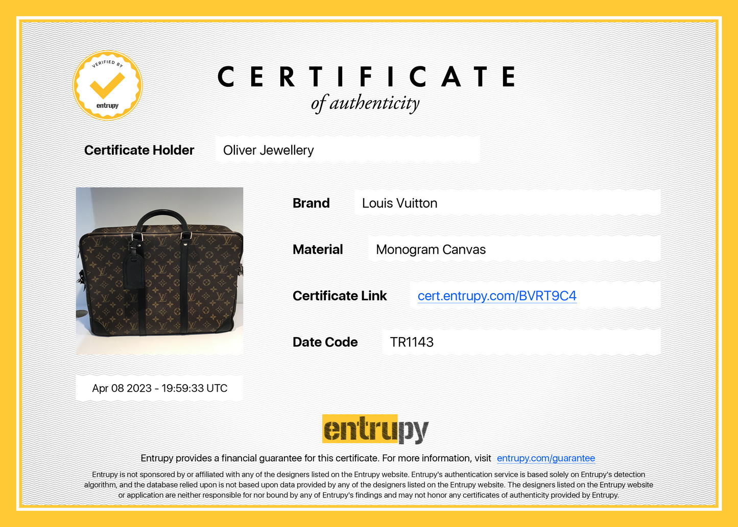Louis Vuitton Monogram Macassar Porte-Documents Voyage GM