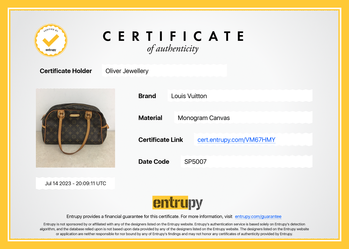 Louis Vuitton Monogram Montorgueil PM