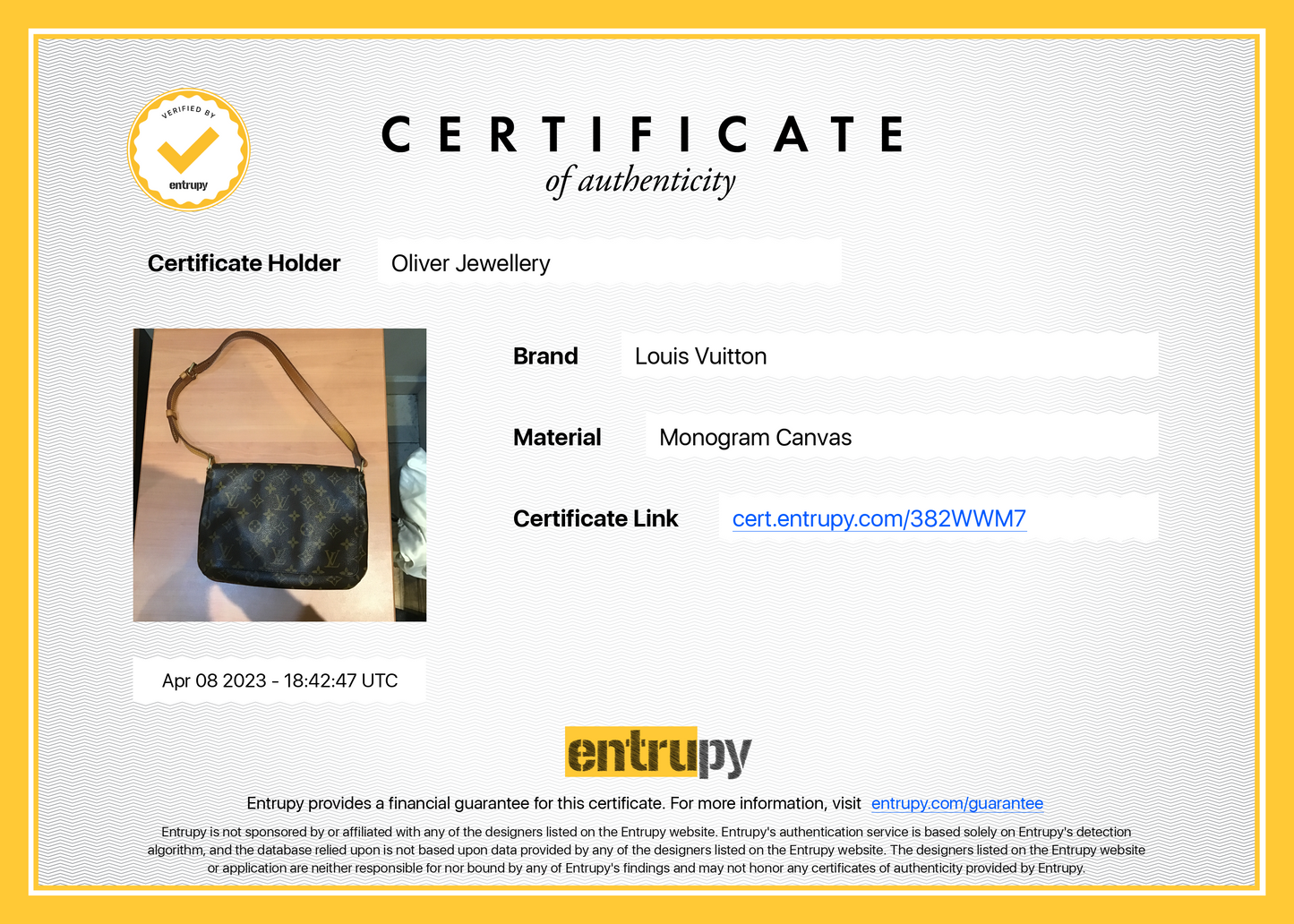 Louis Vuitton Monogram Musette Tango