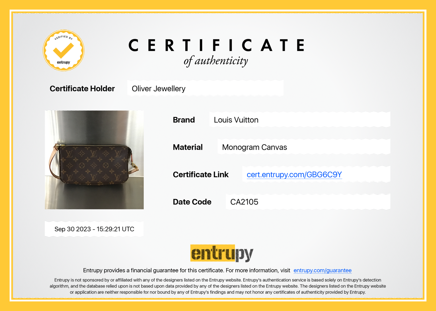 Louis Vuitton Monogram Pochette Accessories