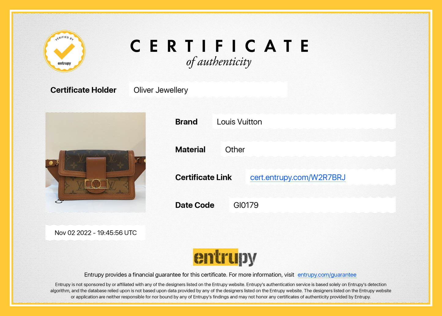 Louis Vuitton Monogram Reverse Dauphine Bumbag