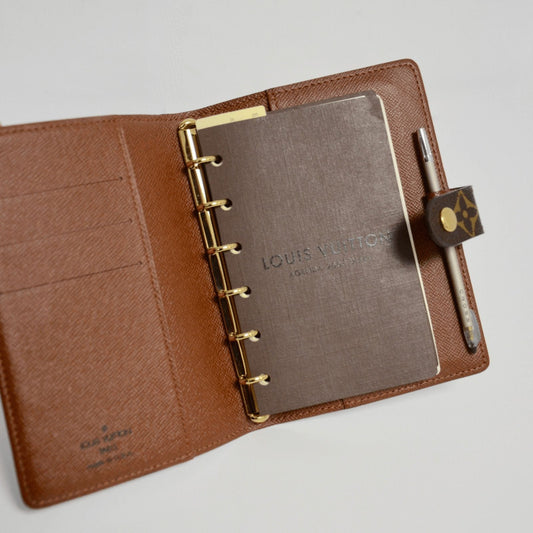 Louis Vuitton Monogram Small Ring Agenda Cover