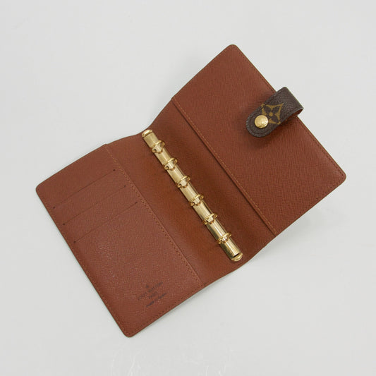 Louis Vuitton Monogram Small Ring Agenda Cover