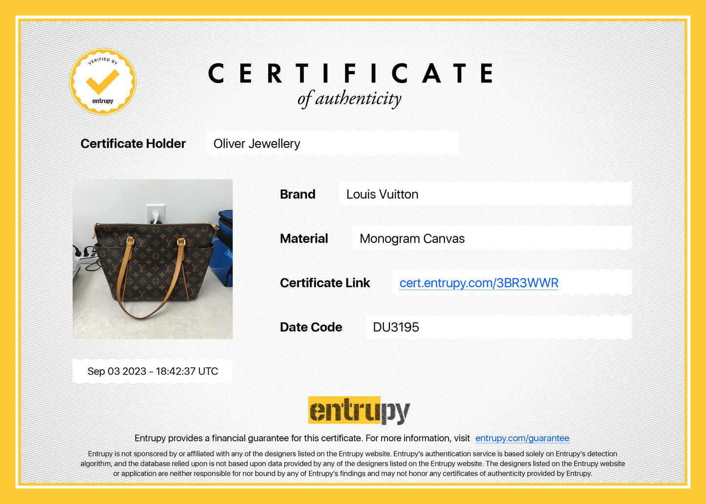 Louis Vuitton Monogram Totally PM