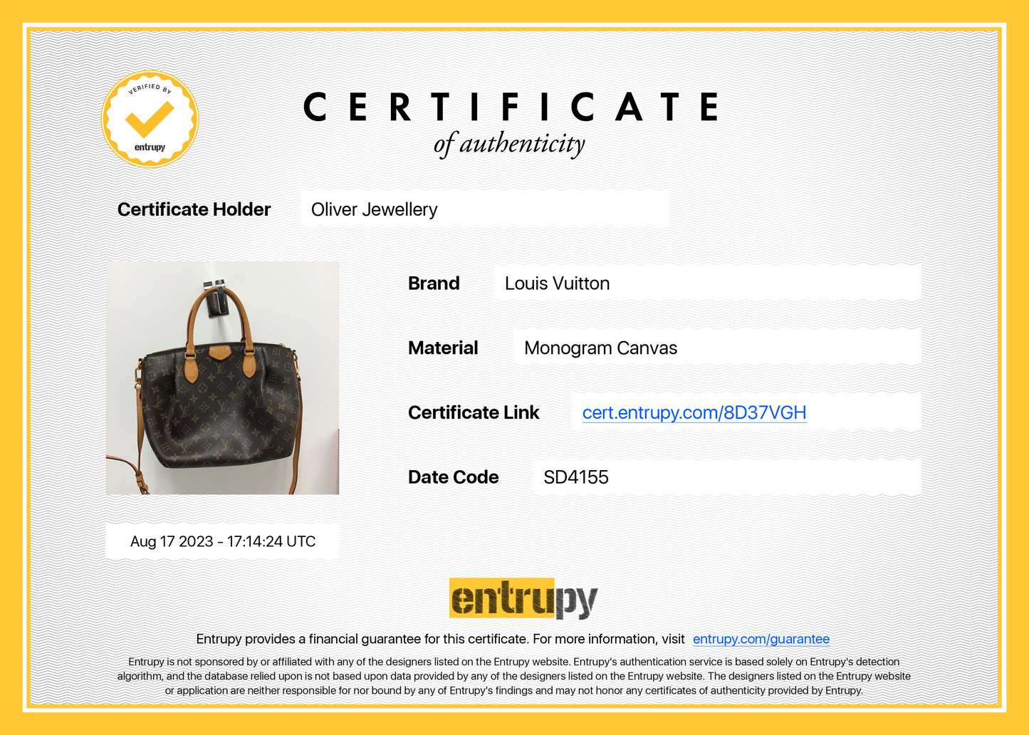 Louis Vuitton Monogram Turenne PM