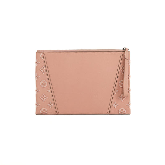 Louis Vuitton Monogram Veau Cachemire W Pochette Wristlet
