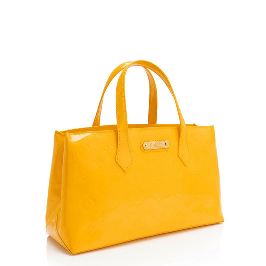 Louis Vuitton Monogram Vernis Wilshire PM Tote (SHF-QSLtSB)