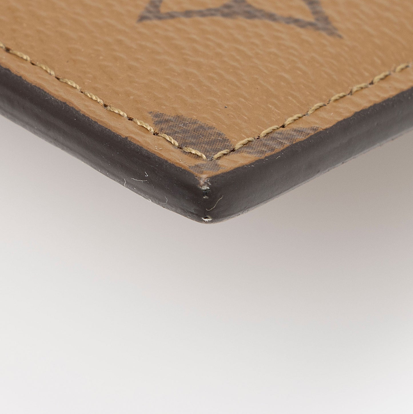 Louis Vuitton Reverse Monogram Canvas Slim Purse Wallet (SHF-PWxclG)
