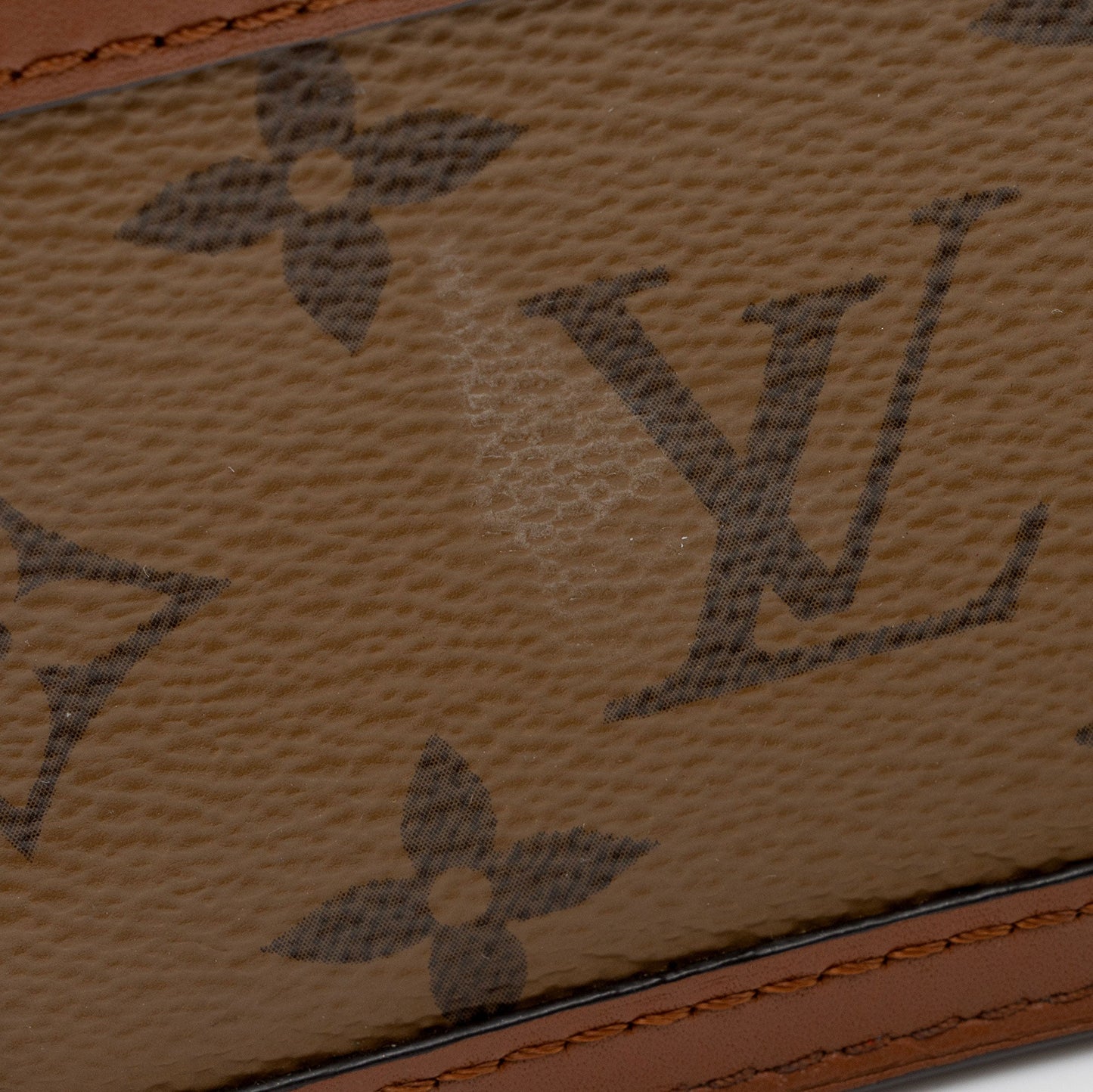 Louis Vuitton Reverse Monogram Dauphine Card Case Wallet (SHF-9MqtEn)