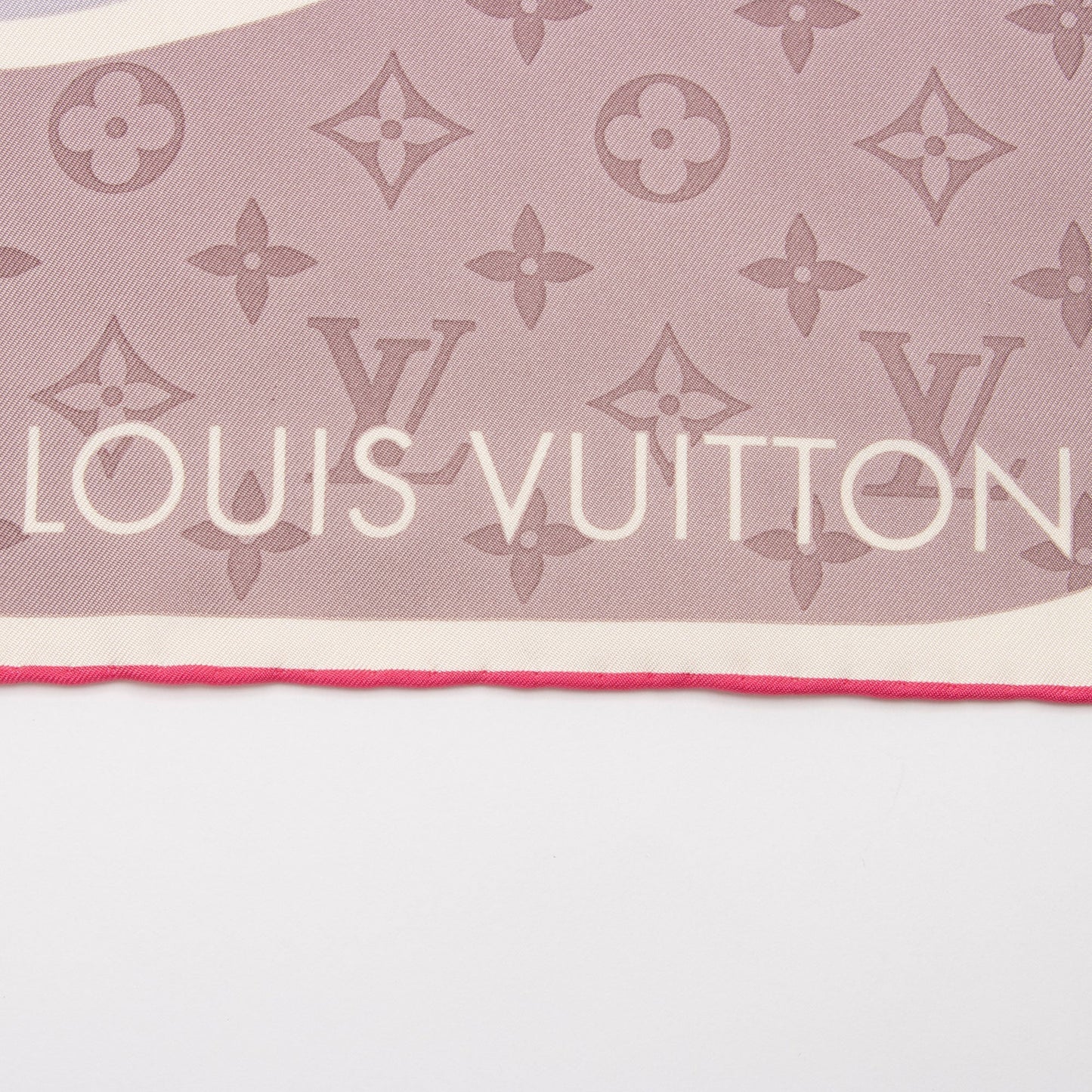 Louis Vuitton Silk Monogram Flowers 70cm Scarf (SHF-p4VJLX)