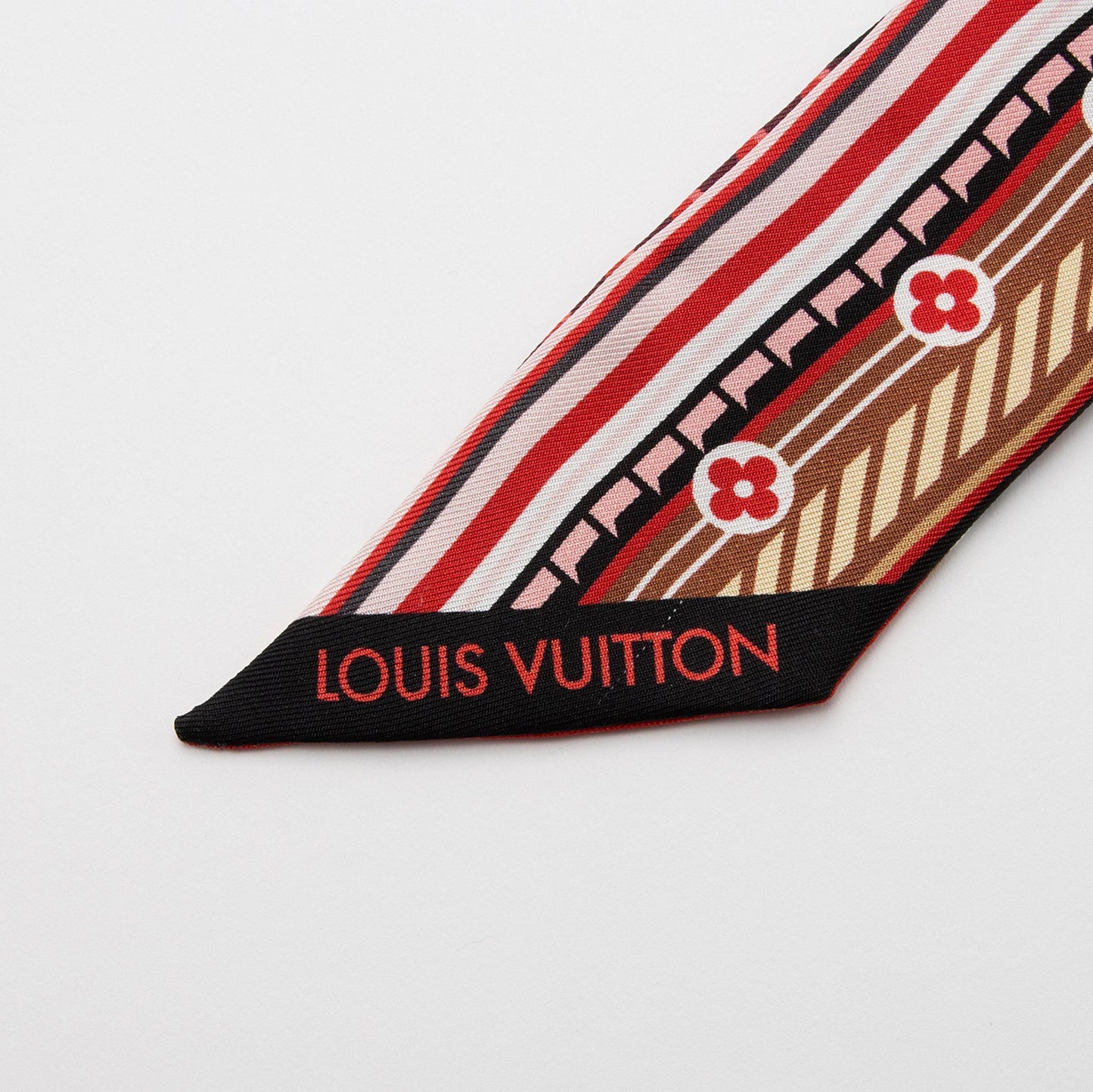 Louis Vuitton Silk Pop Monogram BB Bandeau Scarf (SHF-9gBfx7)