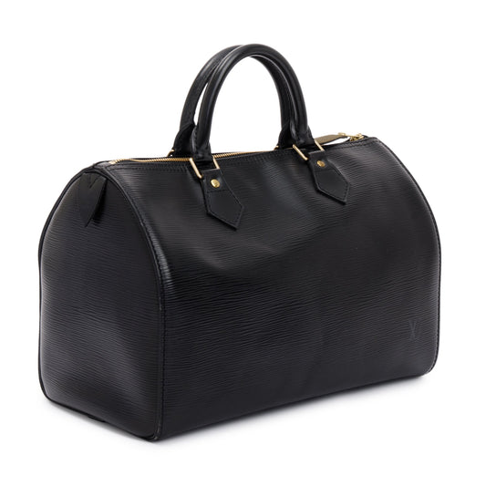Louis Vuitton Vintage Black Epi Leather Speedy 30