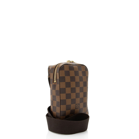 Louis Vuitton Vintage Damier Ebene Geronimos Sling Bag (SHF-IWcx8E)
